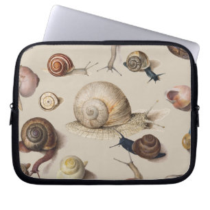 Snail Garden Pet Gastropod Slug Botanical Snails Laptop Sleeve