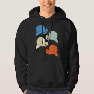 Snail Gastropod Animal Slug Retro Snail Hoodie