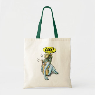 Snail Geek Fairy Girl Tote Bag
