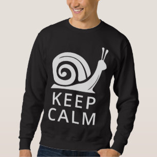 snail KEEP CALM cute animal for snail Sweatshirt