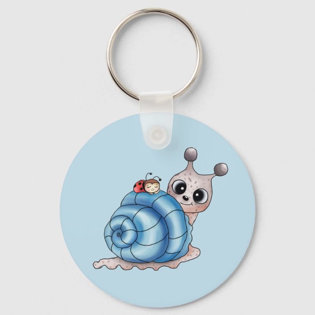 snail key ring (Front)