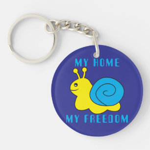 Snail Key Ring