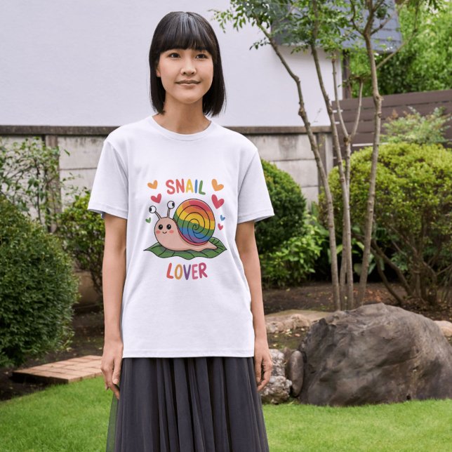 snail lover bright colourful snails cute T-Shirt (Creator Uploaded)