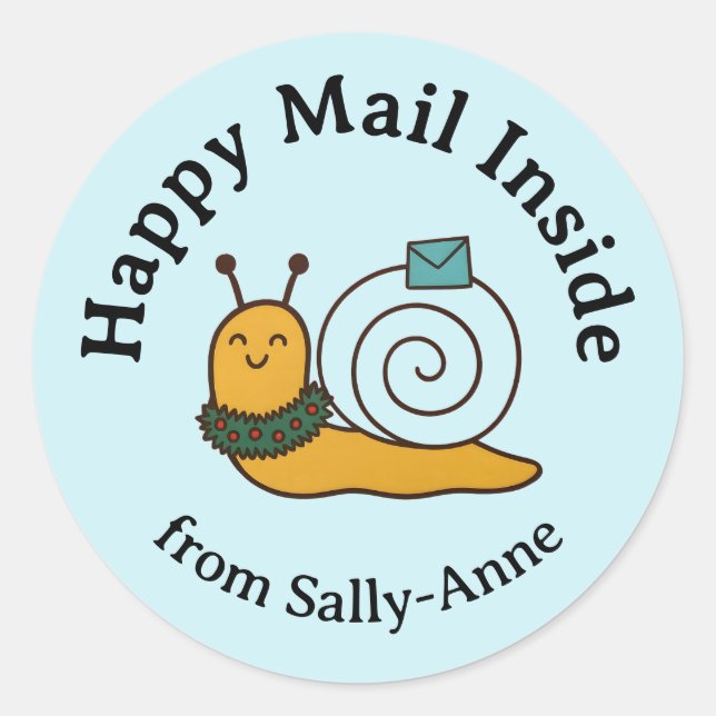 Snail Mail Envelope Sticker Set (Front)