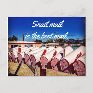 Snail Mail is the Best Mail Postcard