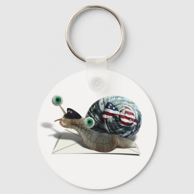 Snail Mail Key Ring (Front)