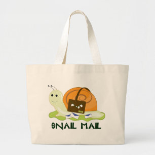 Snail Mail Large Tote Bag