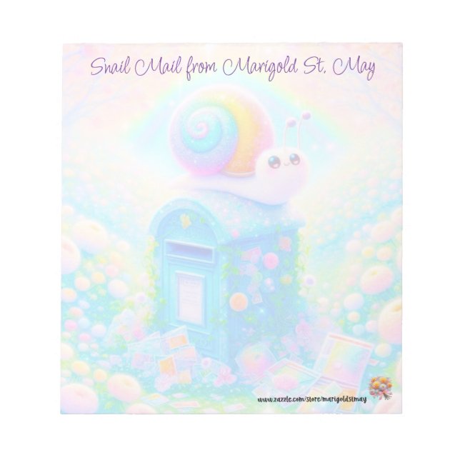 Snail Mail Notepad (Front)