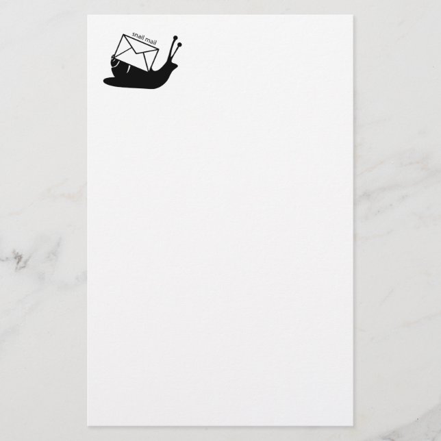 Snail mail stationery (Front)