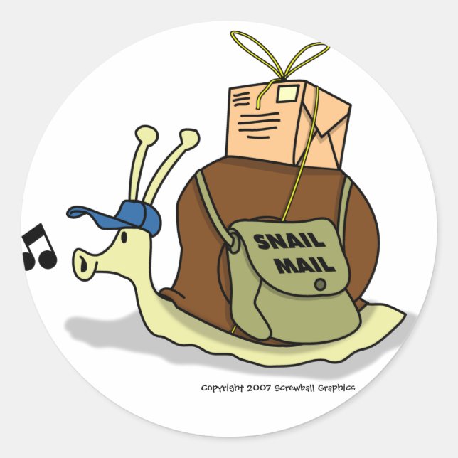 Snail Mail Stickers (Front)