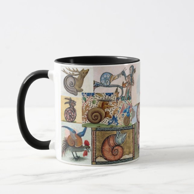 "Snail Marginalia"  Classic Coffee Mug (Left)