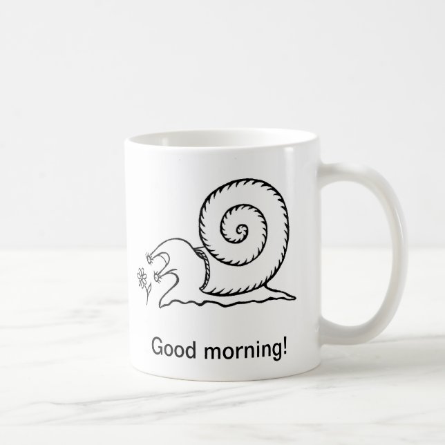 Snail (mug) coffee mug (Right)