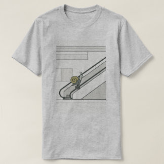 Snail on the Escalator – Minimalist Commuter Tee