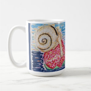 Snail on the Strawberry Coffee Mug