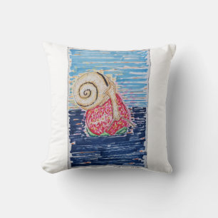 Snail on the Strawberry Cushion