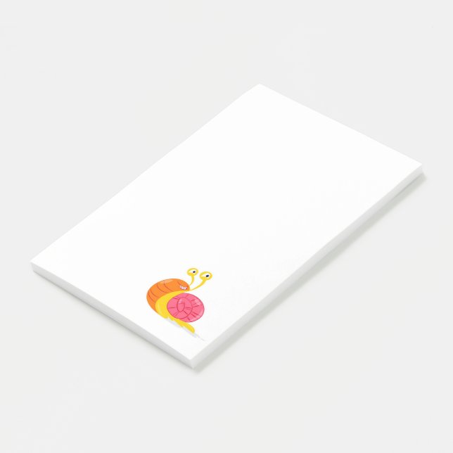 Snail post-it notes (Angled)