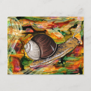 Snail Postcard