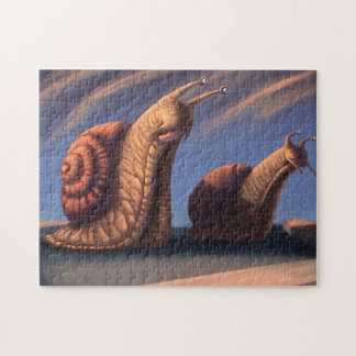 Snail race jigsaw puzzle