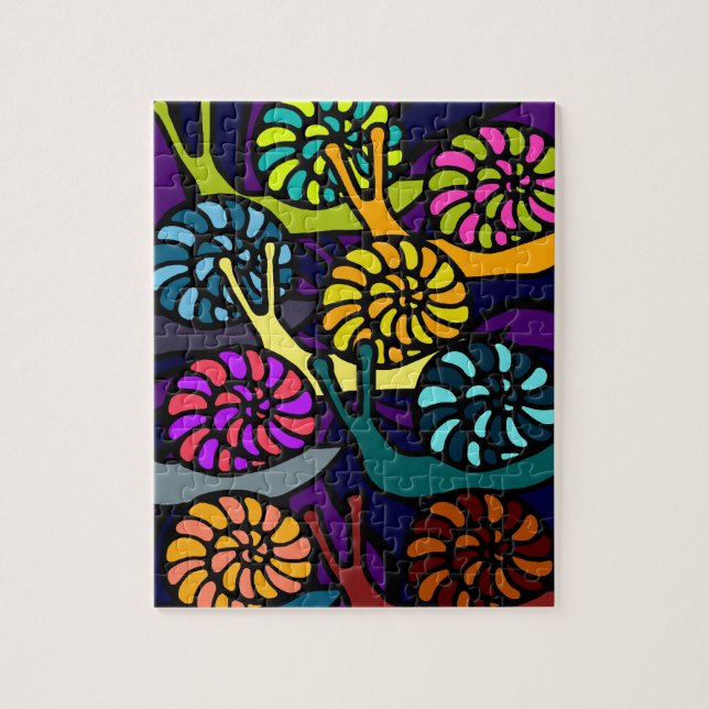 Snail Race Jigsaw Puzzle (Vertical)