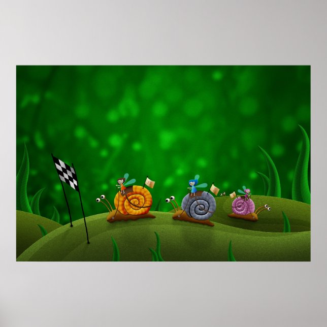 Snail Racing Poster (Front)