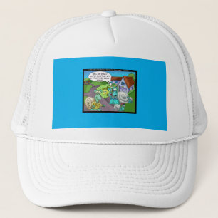 Snail Real Estate Sales Funny Gifts & Collectibles Trucker Hat