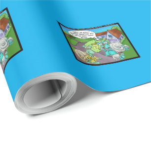 Snail Real Estate Sales Funny Gifts & Collectibles Wrapping Paper