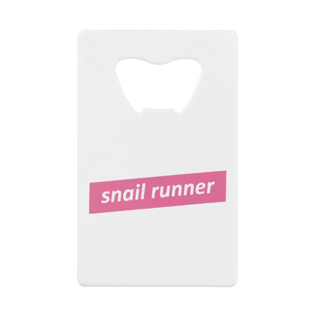 Snail Runner, Slow Runners (Front)