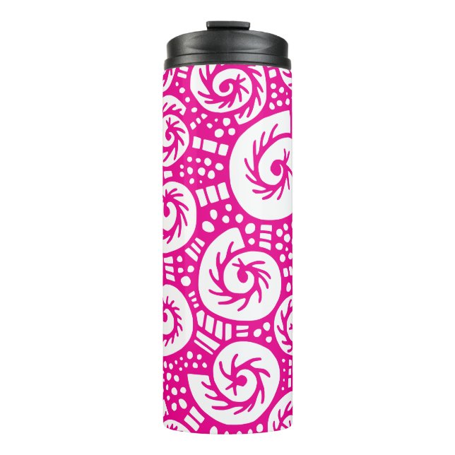 Snail shell doodle 47 thermal tumbler (Front)