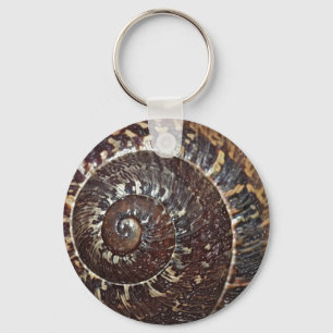 Snail Shell Keychain