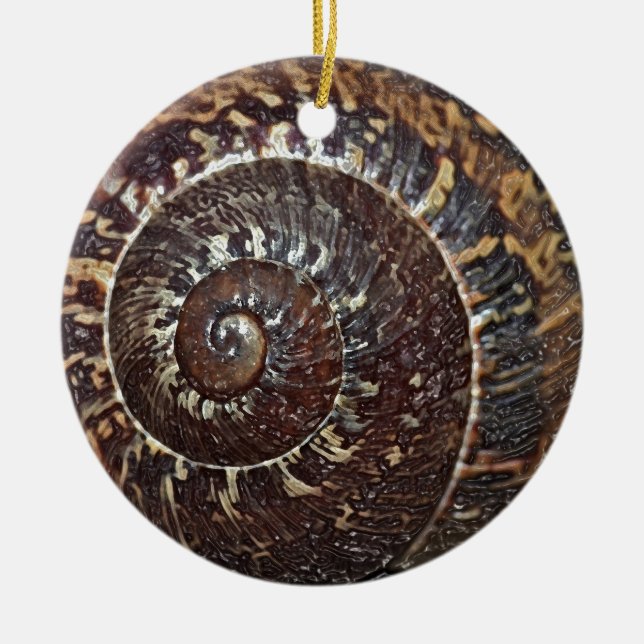 Snail Shell Ornament (Front)