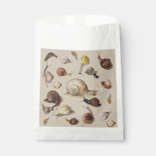 Snail Slug Garden Pet Gastropod Botanical Snails Favour Bag