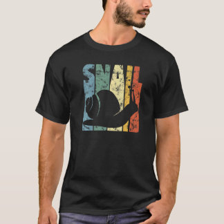 Snail Spiral Shell Animal Retro Vintage Distressed T-Shirt