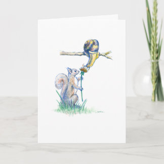 Snail & Squirrel IV (Spring 2016) Card