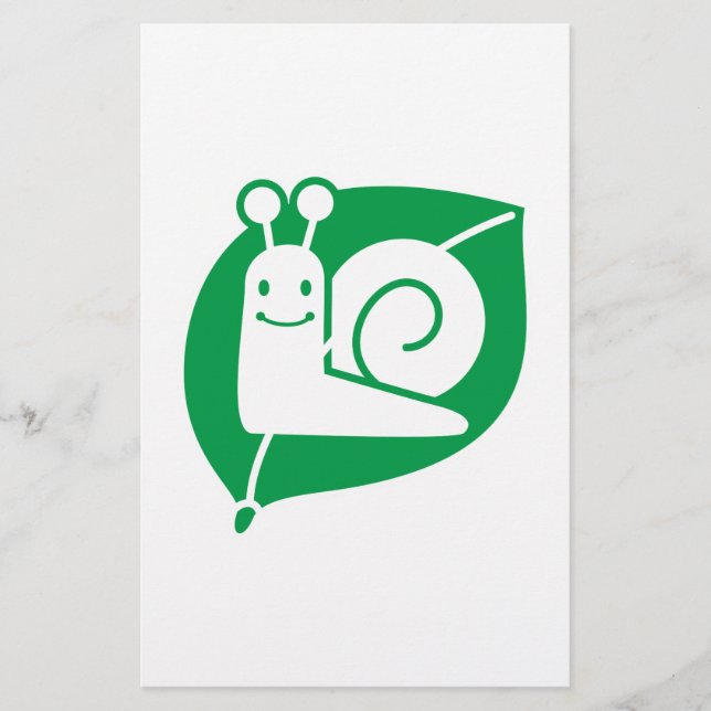 Snail Stationery (Front)