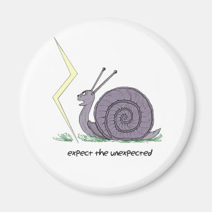 Snail Surprised Magnet