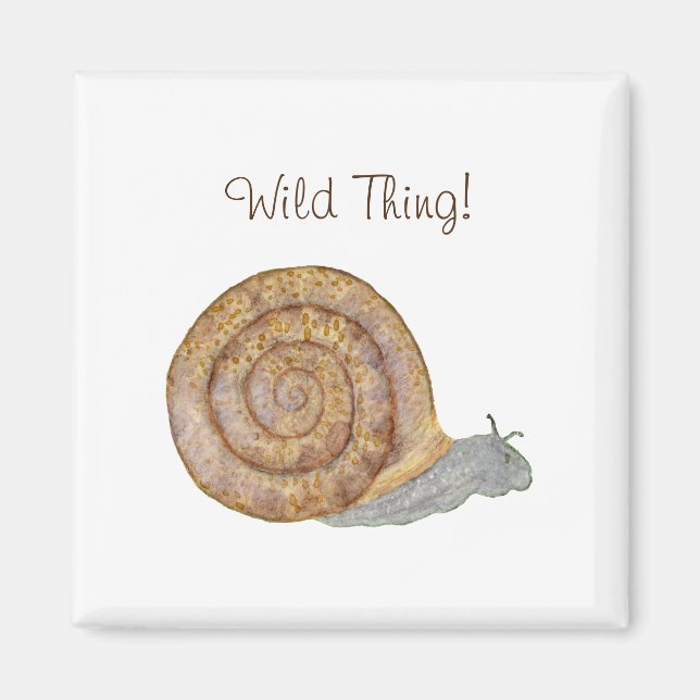 Snail T-Shirt Magnet (Front)