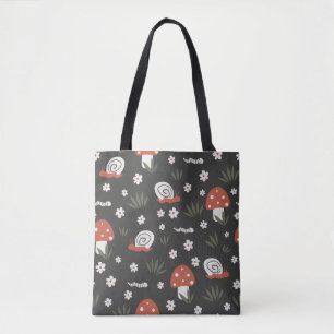 Snail Trail Forest Tote Bag