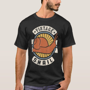 Snail Vintage Classic Retro 60s 70s Animal T-Shirt