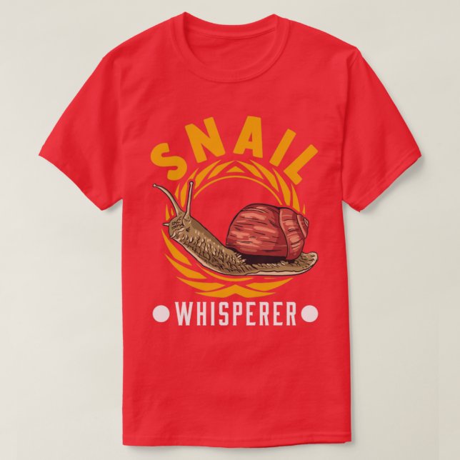 Snail Whisperer  T-Shirt (Design Front)