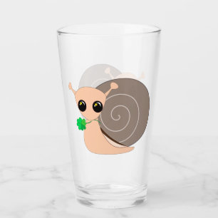 Snail with Clover Glass