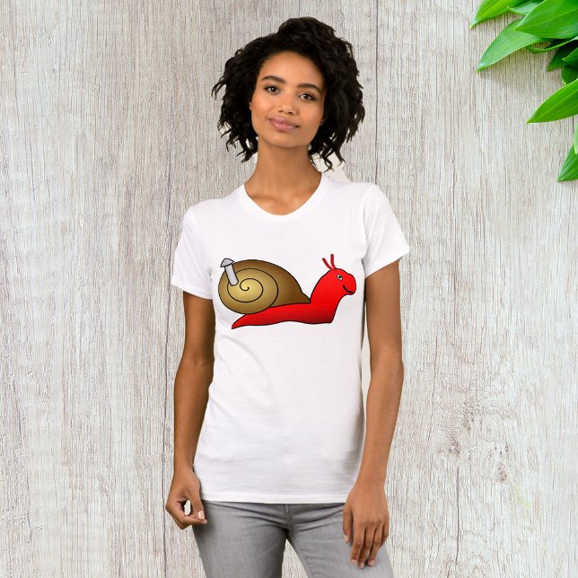 Snail Womens T-Shirt (Creator Uploaded)