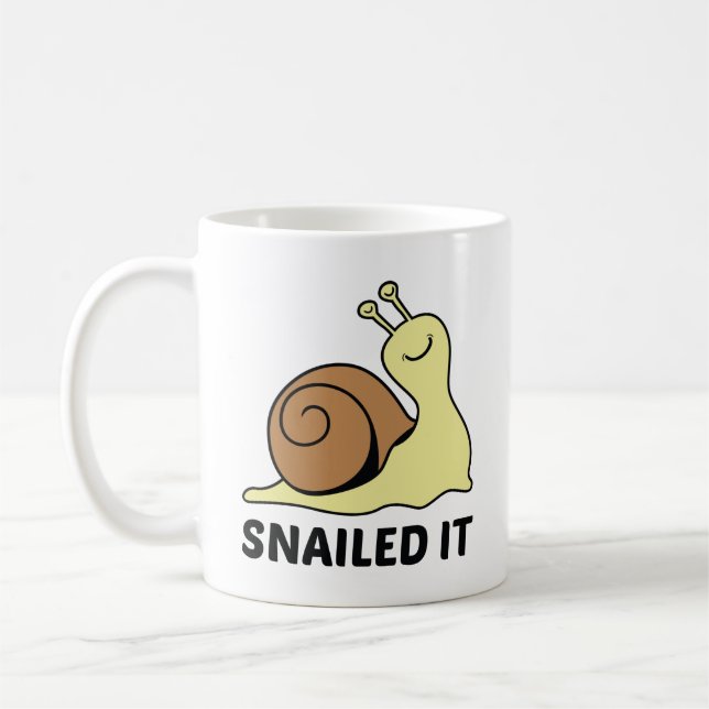 Snailed It Coffee Mug (Left)