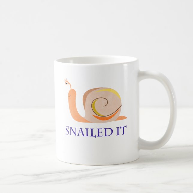 Snailed It Coffee Mug (Right)