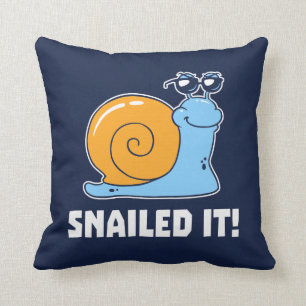 Snailed It Cushion