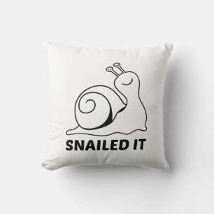 Snailed It Cushion