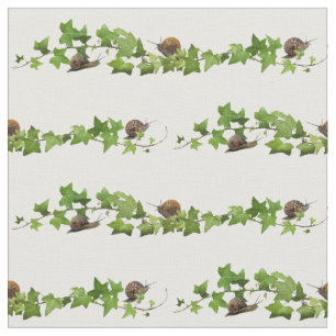Snails in Ivy Fabric