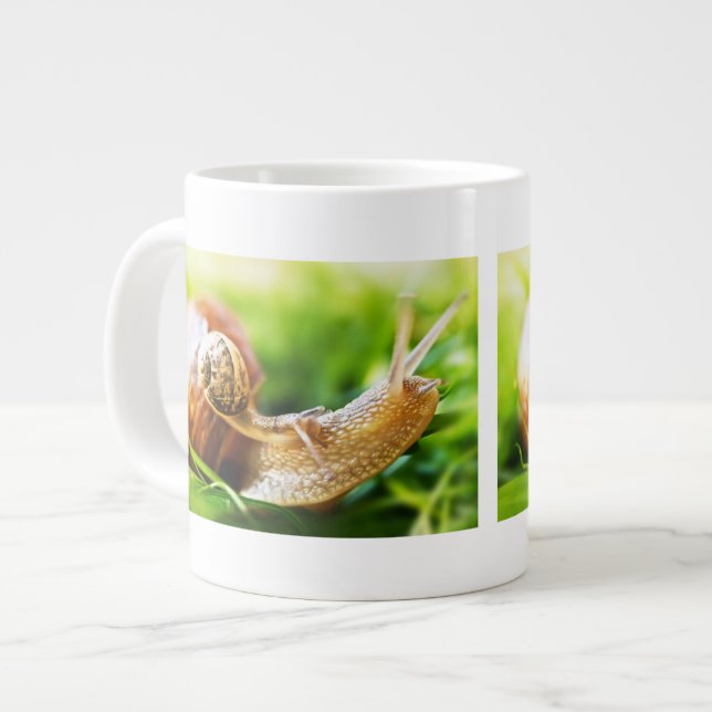 Snails Large Coffee Mug (Front Left)