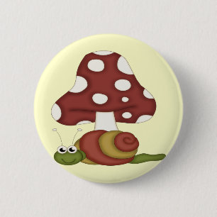 Snails Life 6 Cm Round Badge
