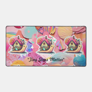 "Snail's Pace Living" Desk Mat