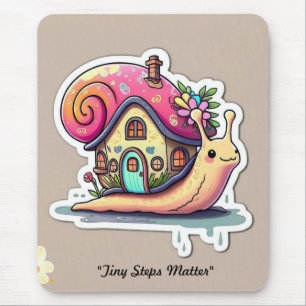 "Snail's Pace Living" Mouse Pad